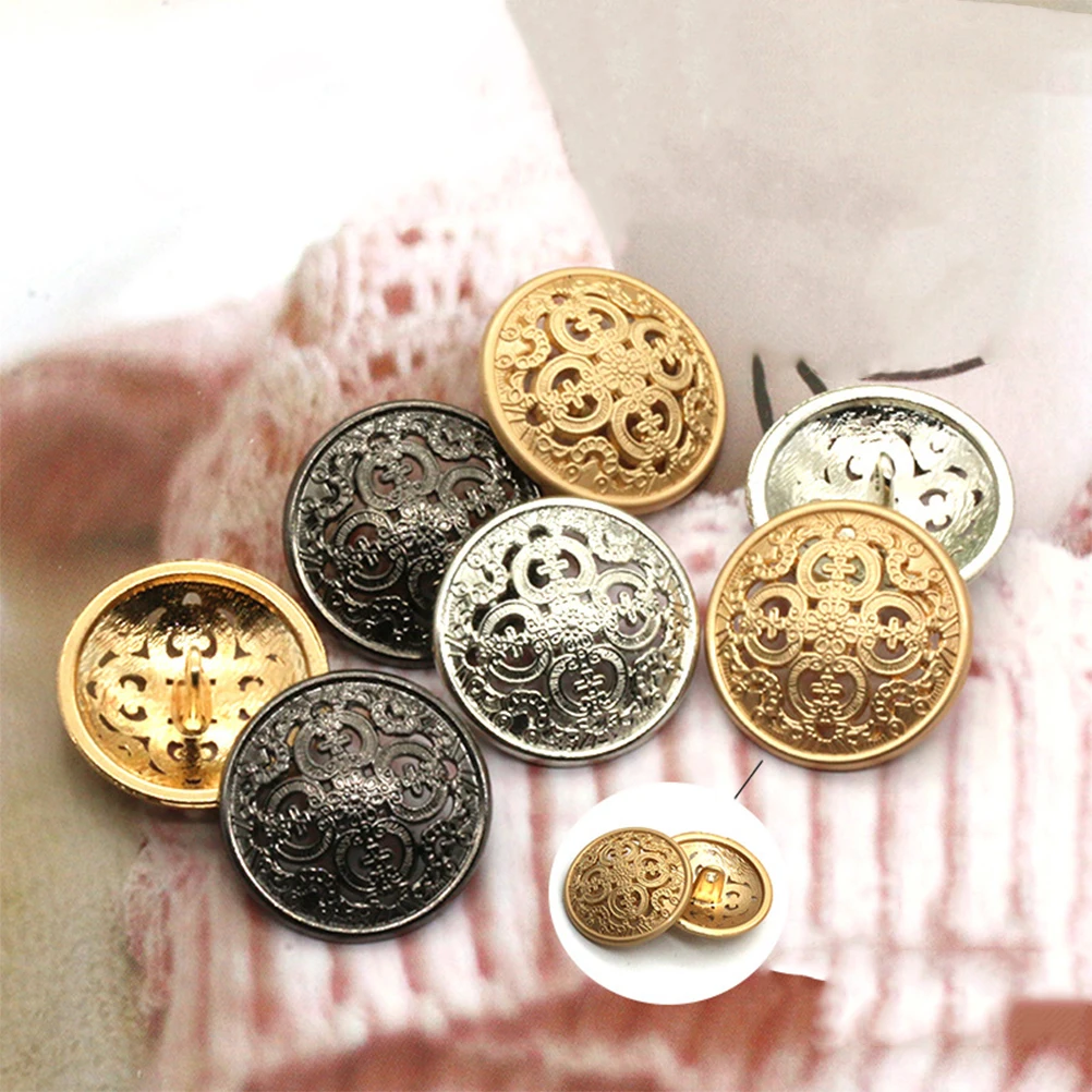 

30Pcs 25mm Metal Buttons for Clothing Hats Jeans Downjacket Shoes Craft DIY Easy to Use and Durable Sewing Fastener