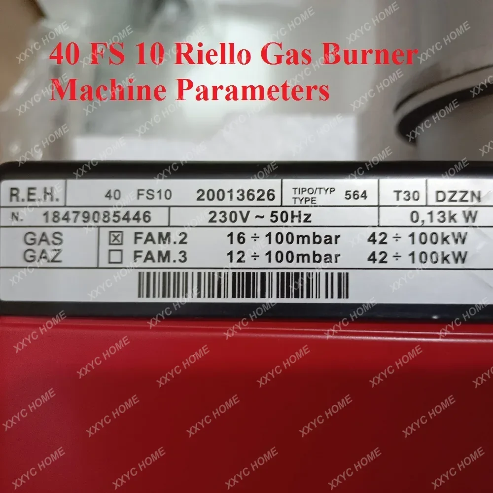 40 FS 10 RIELLO One stage operation industrial gas burner with MVDLE205/5 valve Original New