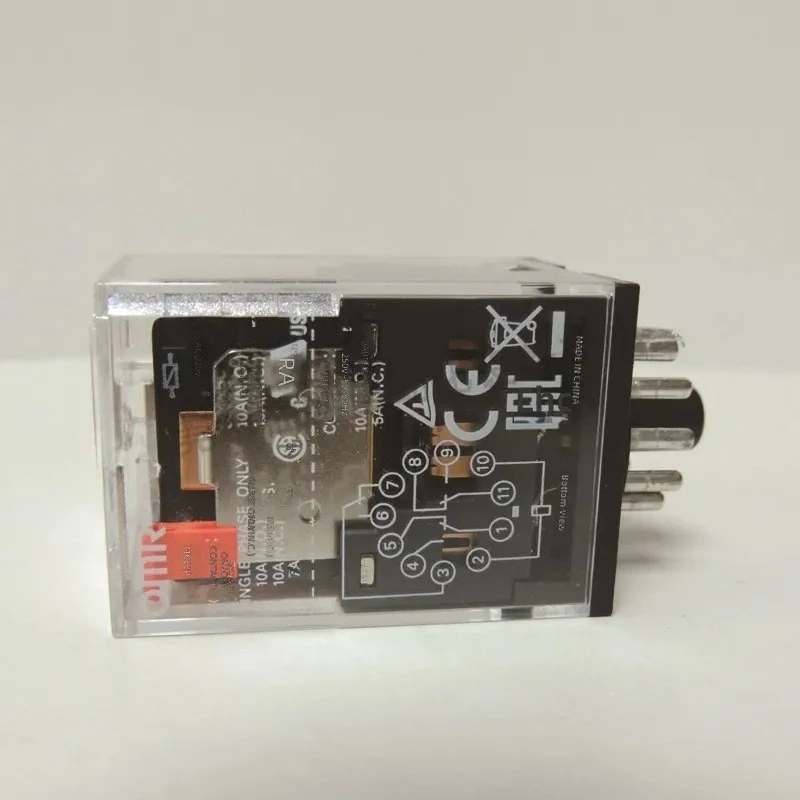 for Omron Middle Relay MKS2P MKS3P DC24V AC220V AC110V New Original Genuine
