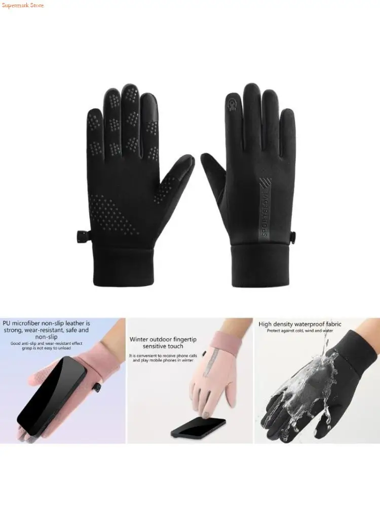 Q5WE Full Finger Mittens Sports Keep Warm Gloves Christmas Presents for Women Teens