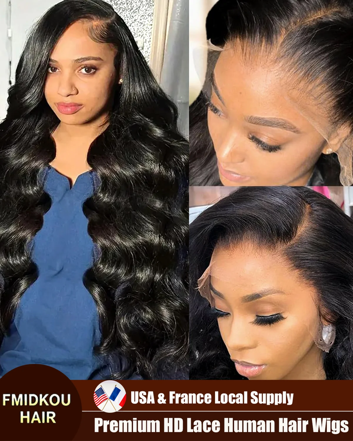 

Glueless Body Wave Human Hair Wigs For Woman on Clearance Sale 5x5 HD Lace Closure Wig 13x6 HD Lace Frontal Human Hair Wigs