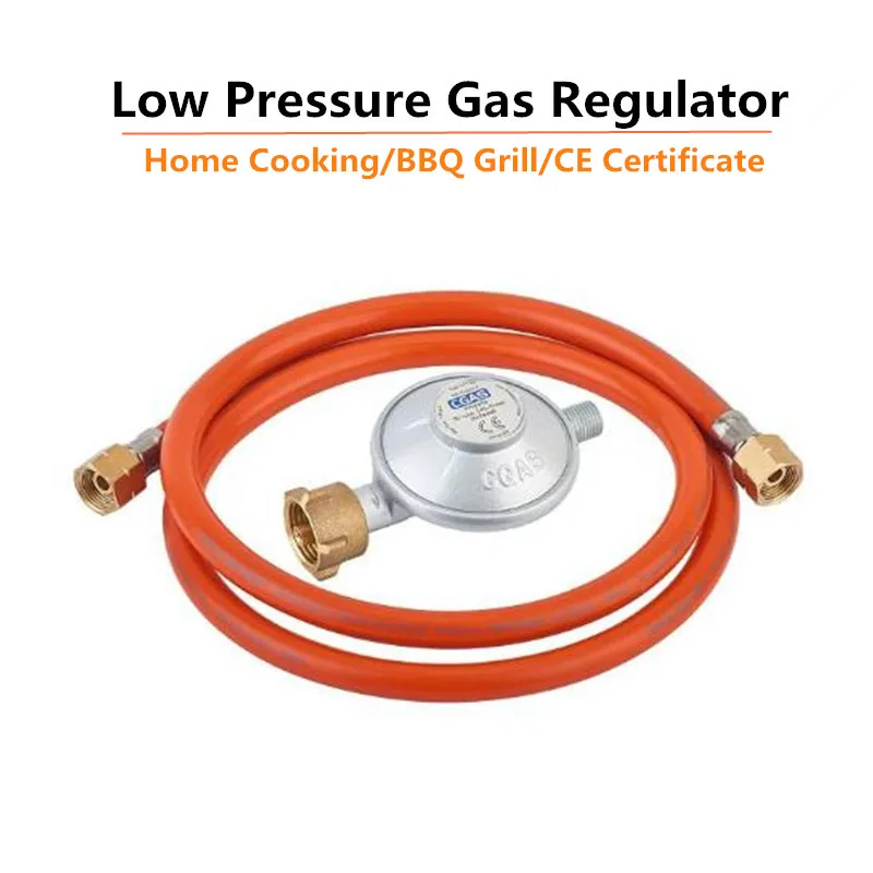 

Low Pressure Gas Regulator German BBQ Grill Parts Home Cooking LPG Propane Butane Reducing Valve Pneumatic Components 50MBAR