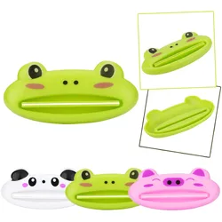 HOT Bathroom Home Tube Rolling Holder Squeezer Easy Cartoon Toothpaste Dispenser