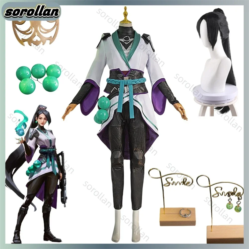 Game Cosplay Costume Wig Carnival Outfit Adult Women Fancy Party Suit Halloween Carnival Party Performance Convention Character