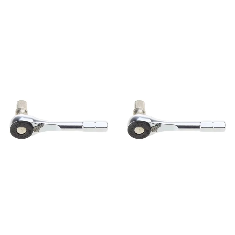 

ABBP-2 Pcs 1/4 Inch Ratchet Wrench 6.35Mm Hex Torque Wrenches EDC-Tool Wrench Quick Socket Wrench