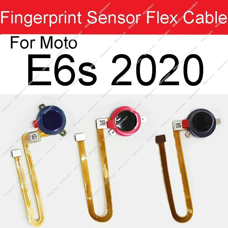 Touch ID FingerPrint Sensor Flex Cable Ribbon For Motorola Moto E6 Play E6 Plus E6s 2020 E7 Plus Power E 2020 Menu Button Ribbon