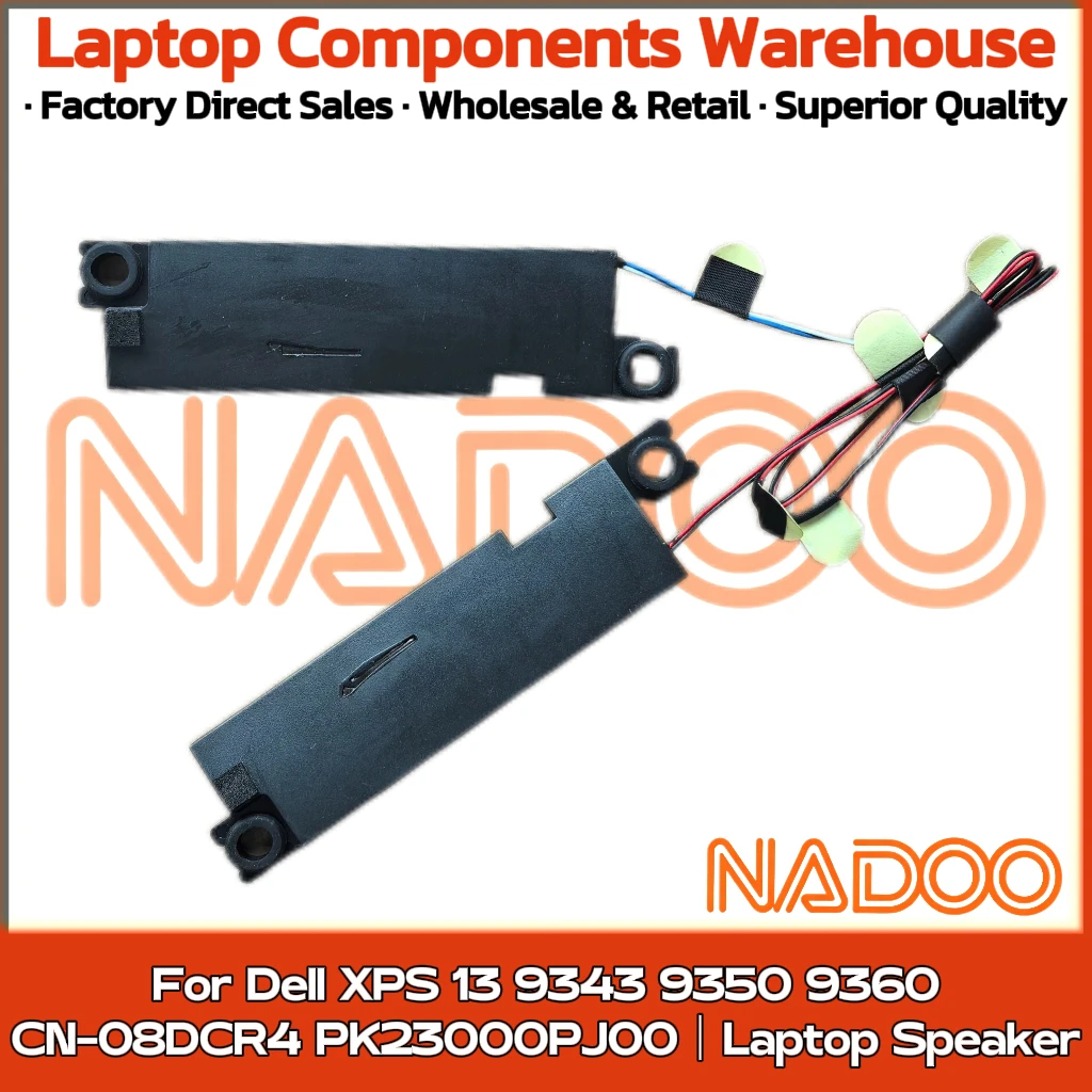 

New Original Laptop Notebook Audio Speaker For Dell XPS 13 9343 9350 9360 built-in speaker horn audio CN-08DCR4 PK23000PJ00