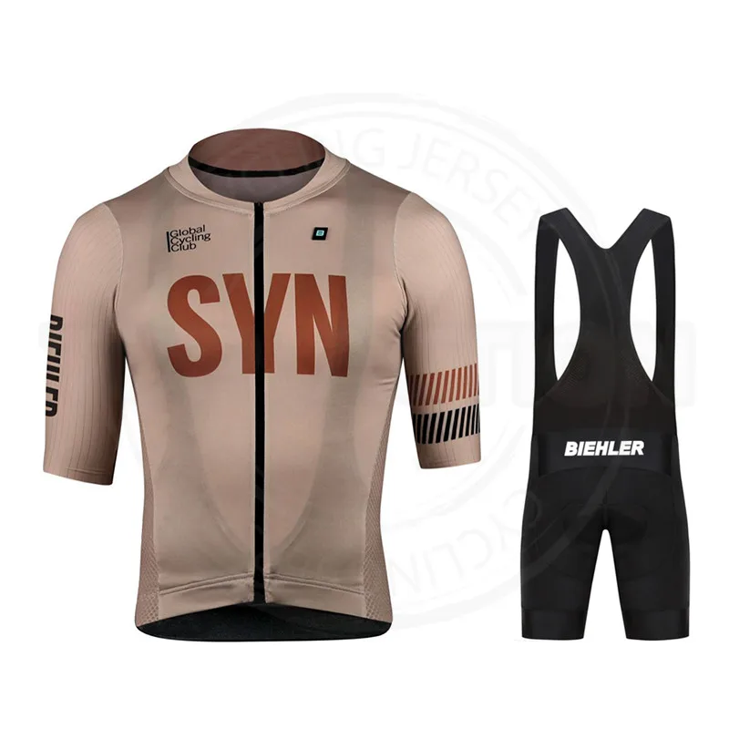 

2023 BIEHLER NEW Cycling Short Sleeve Jersey Men SYN Cycling Clothing Sets TOP Ropa Ciclismo Hombre Summer Mountain Bike Uniform