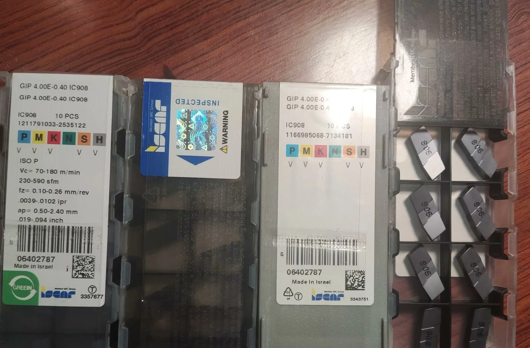

Hard alloy cutting blades TAG N3C IC908