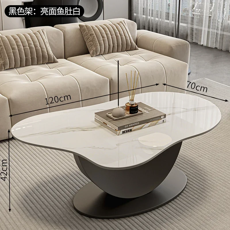 Modern simple living room household small apartment special-shaped irregular clouds