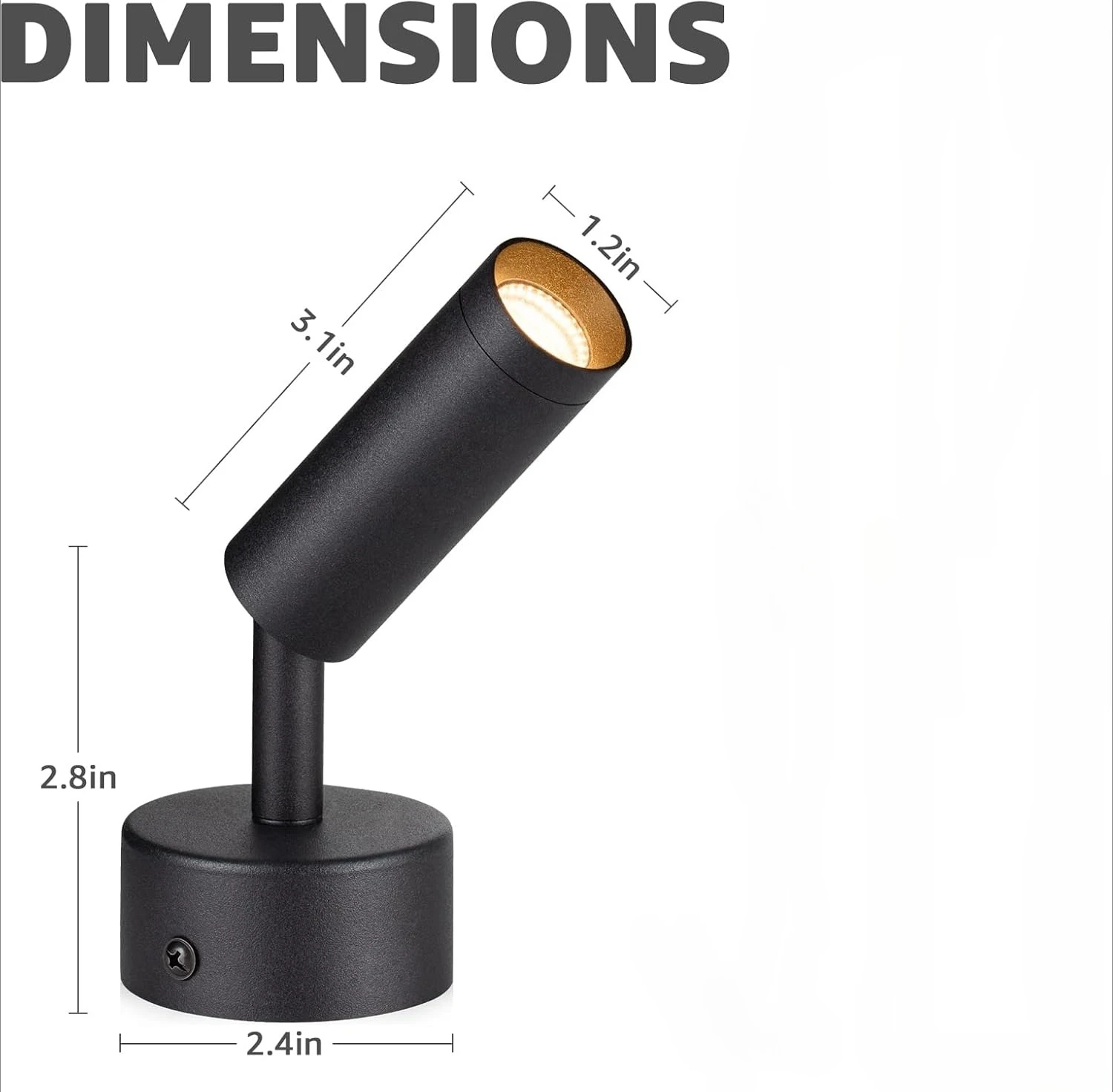 2 حزمة الأضواء الداخلية للنبات 220 فولت الطابق مصابيح كشاف صغيرة الحجم لهجة ضوء داخلي Uplighting الدافئة الأبيض الأضواء مصباح لهجة الإضاءة