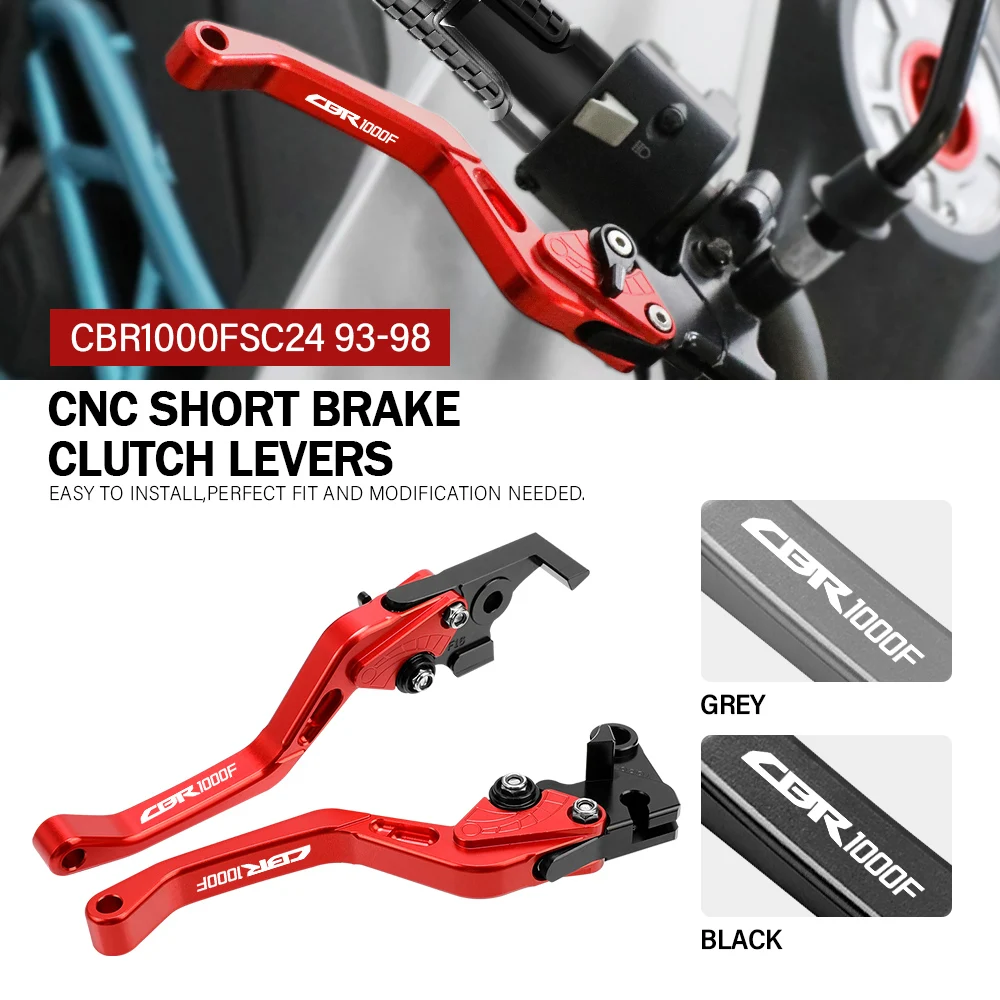 

For HONDA CBR1000F SC24 1993 1994 1995 1996 1997 1998 CBR 1000F Motorcycle Adjustable Brake Clutch Levers Handle CNC Accessories