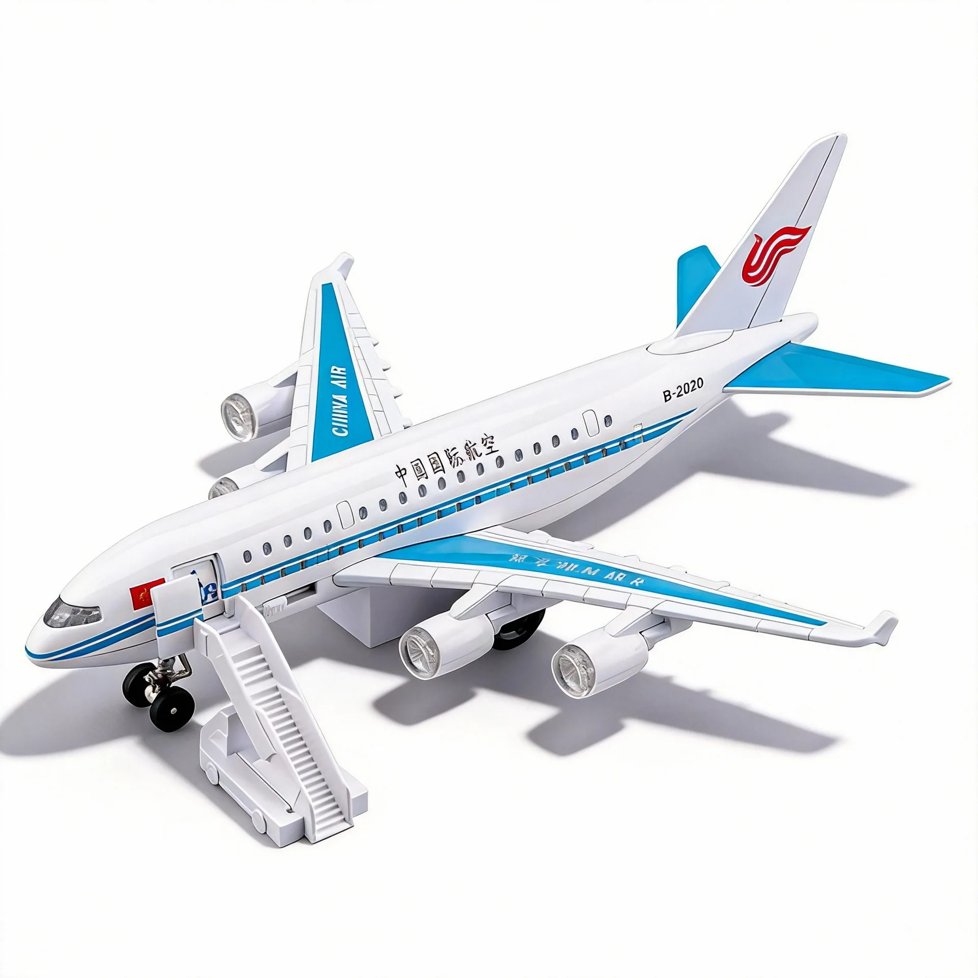 

Имитационная модель самолета C919 A380 из сплава, легкая инерционная игрушка для детей, небольшие подарки для мальчиков