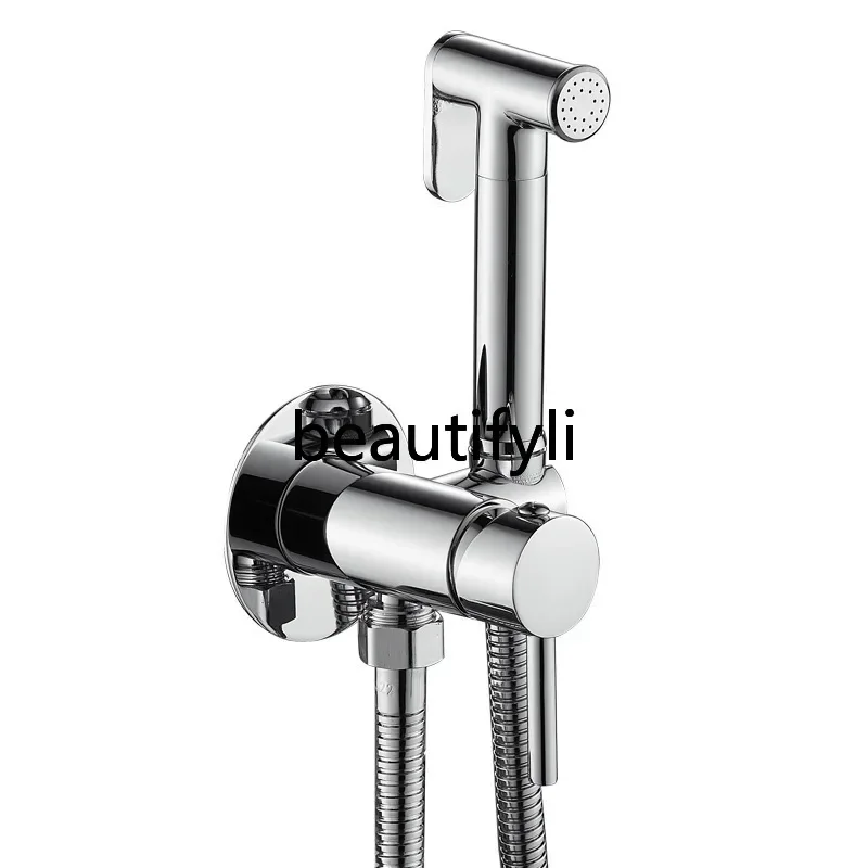 

ss Concealed shower hot and cold all copper woman washer spray gun toilet significant other mixing valve bathroom shower valve s