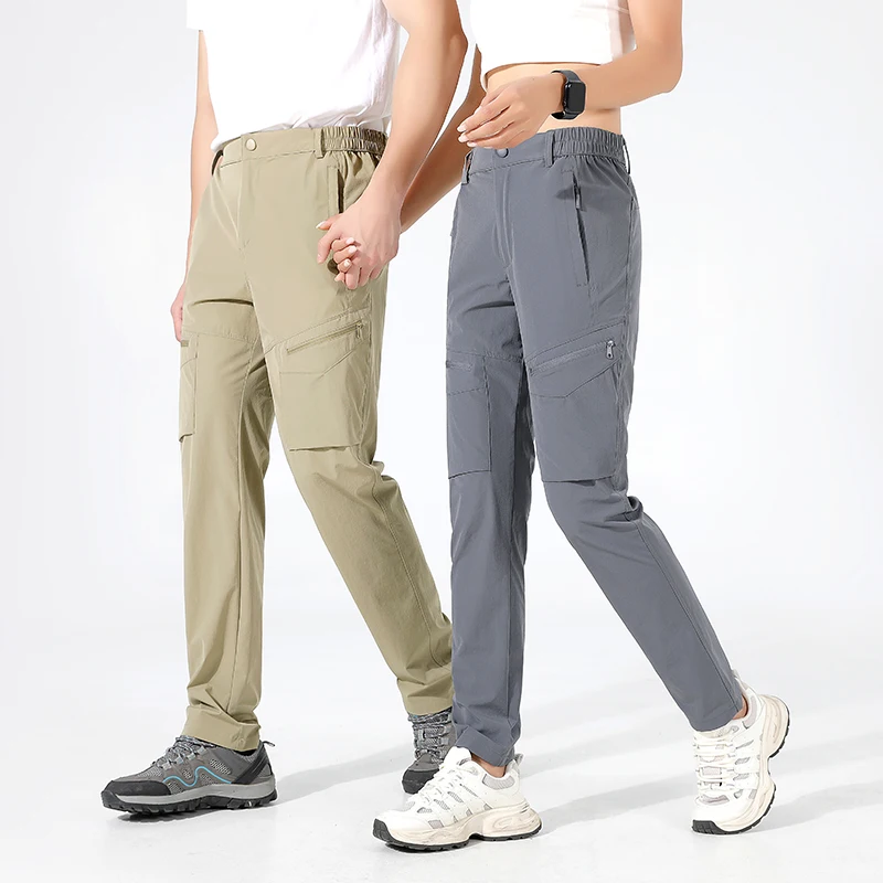 Pantalones elásticos de secado rápido para hombre y mujer, resistentes al desgaste, impermeables, transpirables, para escalada al aire libre, senderismo, Camping, correr, novedad