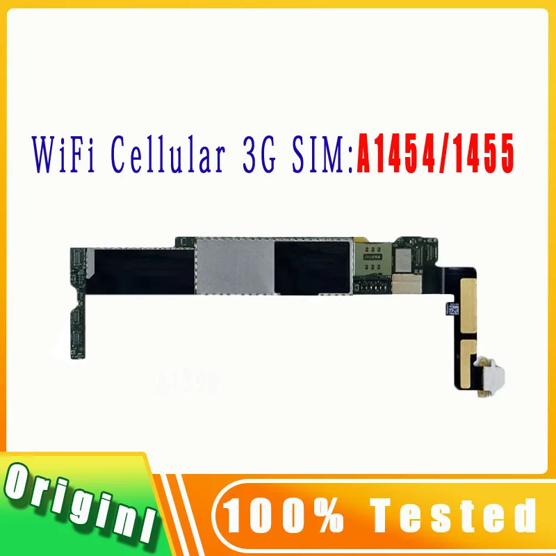 100% Tested Free iCloud For IPad MINI 1 Motherboard  A1432 A1454 or A1455 For IPad Mini 1 Logic Boards