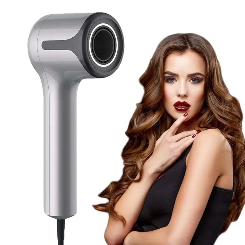 

Professional Salon Ionic Hair Dryer with High-Speed Brushless Motor 1600W 3-Speed Settings-Mini Design for Hotels & Salons