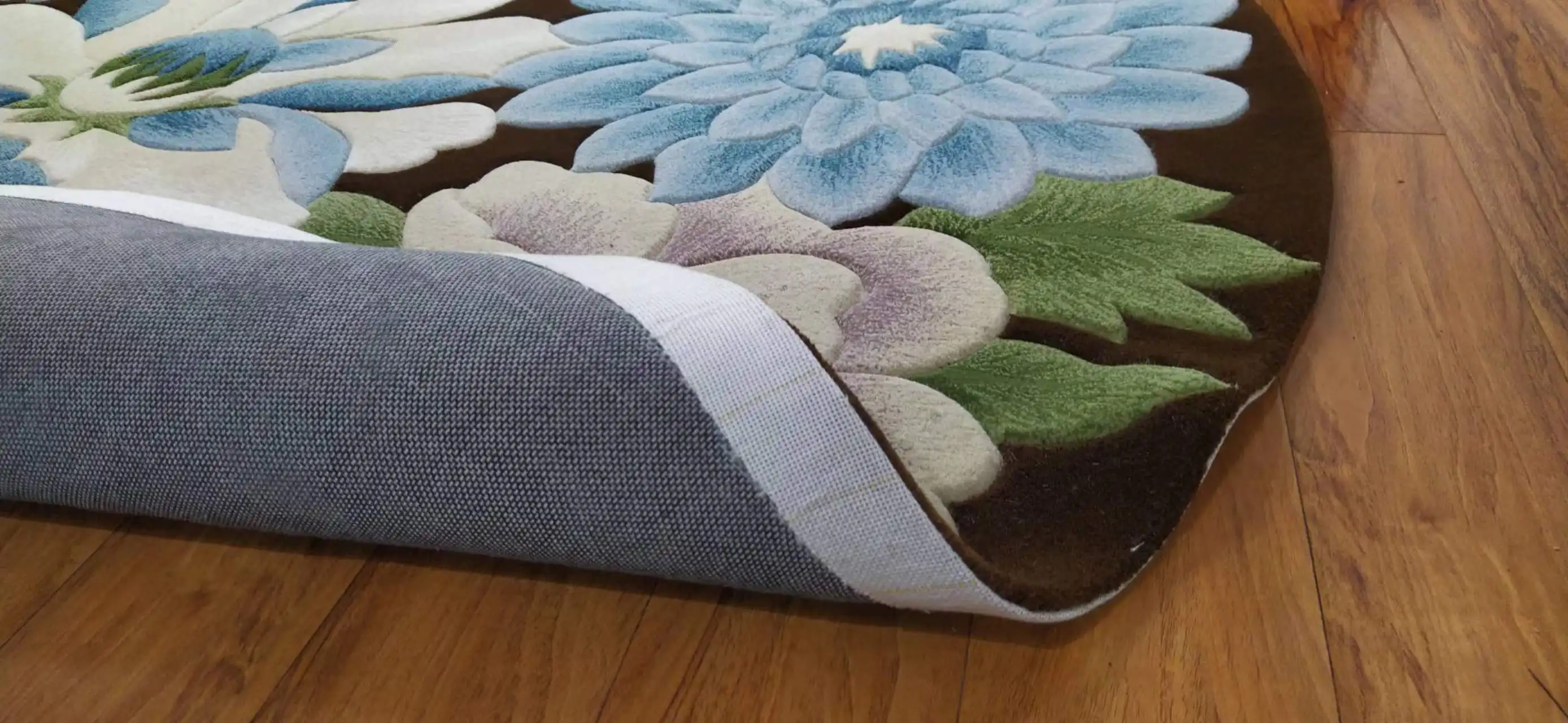 Round Flower Carpet for Living Room Home Office Rug Thick Wool Bedroom Carpet Sofa Table Floor Thicken Mat European Custom mats