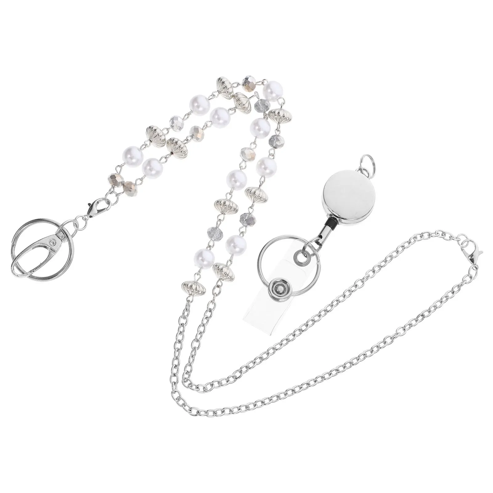 

Anti-Lost Beads Lanyard for Id Cards and Keys Stylish Colors Lightweight Versatile Functional Perfect Gift for Teachers