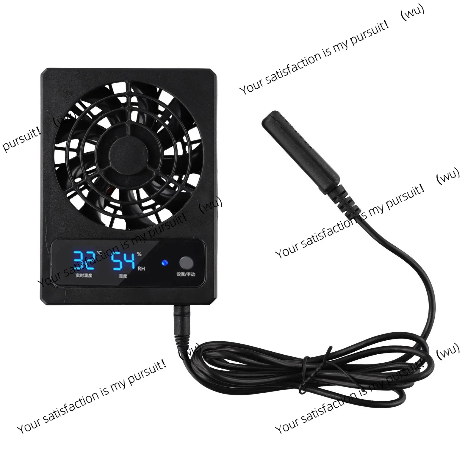 1pc Ventilation Fan For Reptile Enclosure Dehumidifier For Rainforest-Terrarium Home Pet Products Temperature Controlled Fan