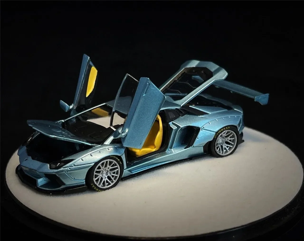 

Металлическая статическая модель автомобиля PGM 1:64 HEC LB Aventador LP700, лимитированная серия, имитация, подарок