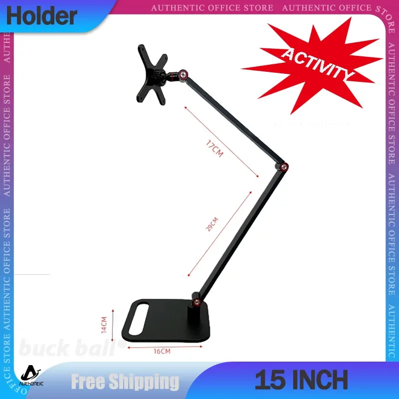 Portable Monitor Holder Aluminum Alloy Stand 15.6 17.3 Inch Universal Expandable Display Base Vesa Mount For iPad Switch Phone