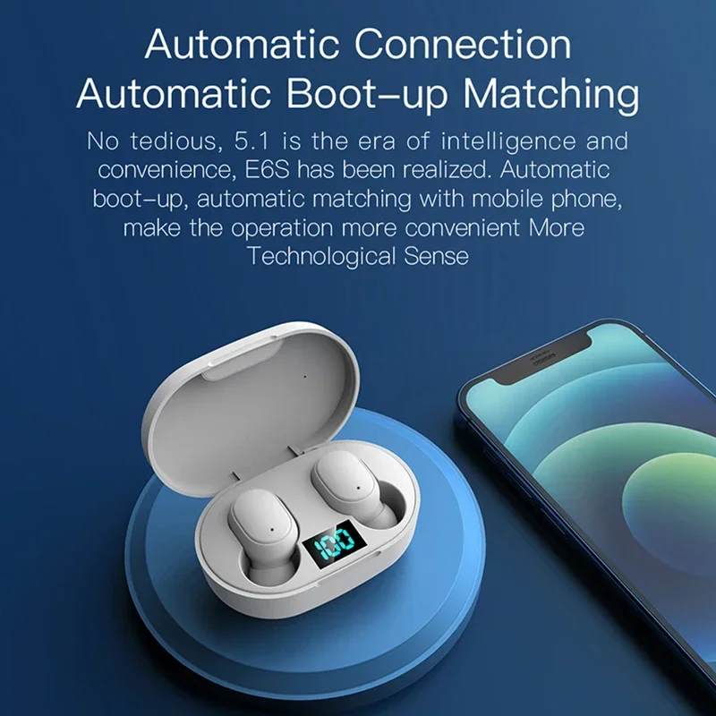 2026 New TWS E6S Fone Bluetoot - Bluetooth Headset On Ear recension och pris