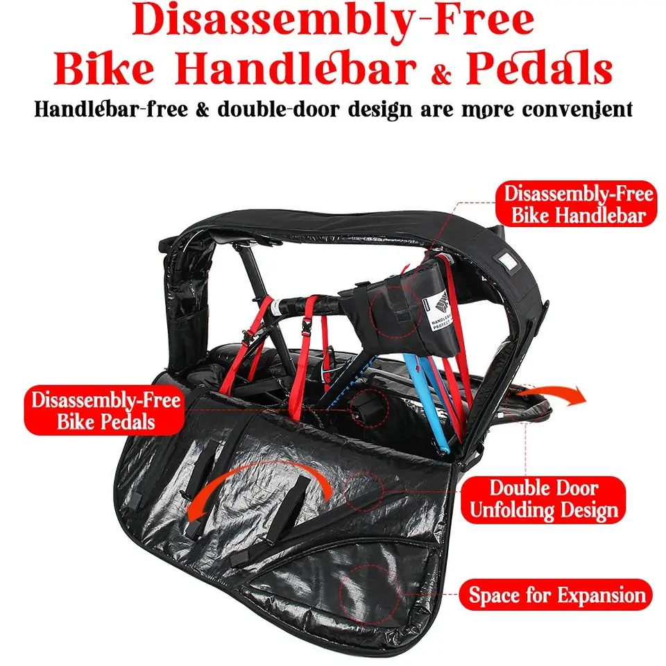 NOOYAH Bike Travel Bag Bicycle Transport Bag Road Bike Case Air