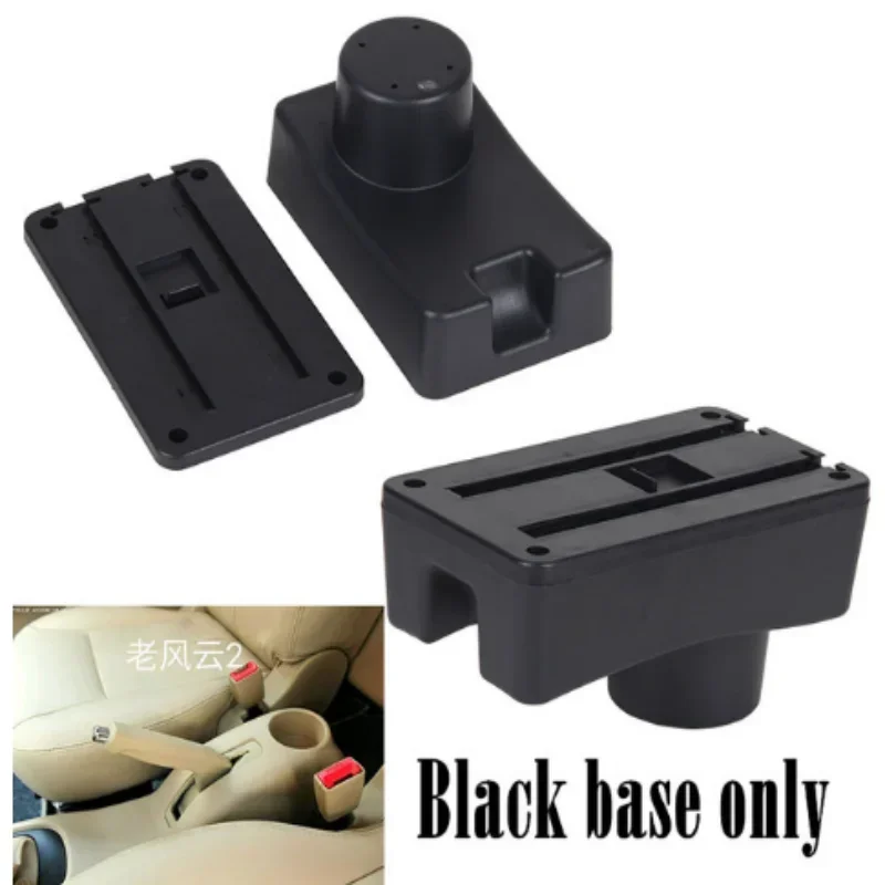 For Hyundai Accent Tegas 2 armrest box Double doors open 7USB Centre Console Storage Box Arm Rest