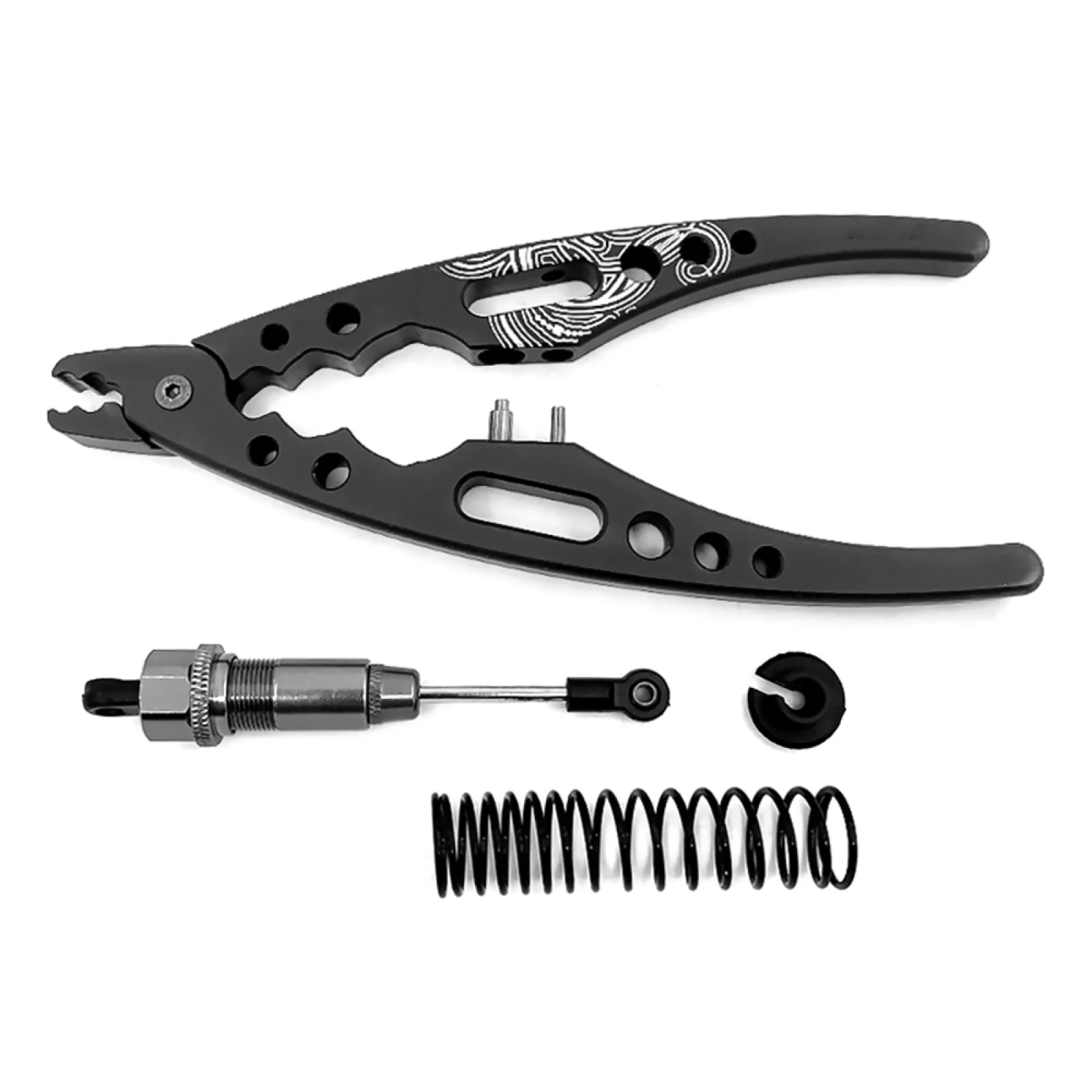 Aluminum Ball Head Clamp Shock Absorber Pliers Ball Nose Pliers Clip Assembly Disassembly Tool For 1/5-1/28 RC Cars Upgrade