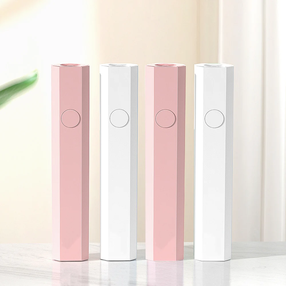 LINMANDA مصباح أظافر صغير بالأشعة فوق البنفسجية لأظافر الجل يده ضوء الأشعة فوق البنفسجية للأظافر LED مسمار مصباح 3 واط مجفف الأظافر لعلاج هلام البولندية مسمار