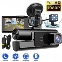 Dash Camera Car Dvr Loop Recording Cam Channel Black Box G-sensor Dashcam 170° Wide Angle 2 Inches Reversing Video 1080P Parts