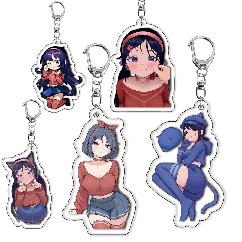 

Акриловый брелок для ключей с героями мультфильмов, аниме MiSide, аксессуары, украшения для девочек и мальчиков, кавайный милый рюкзак, очаровательные ювелирные изделия, подарки