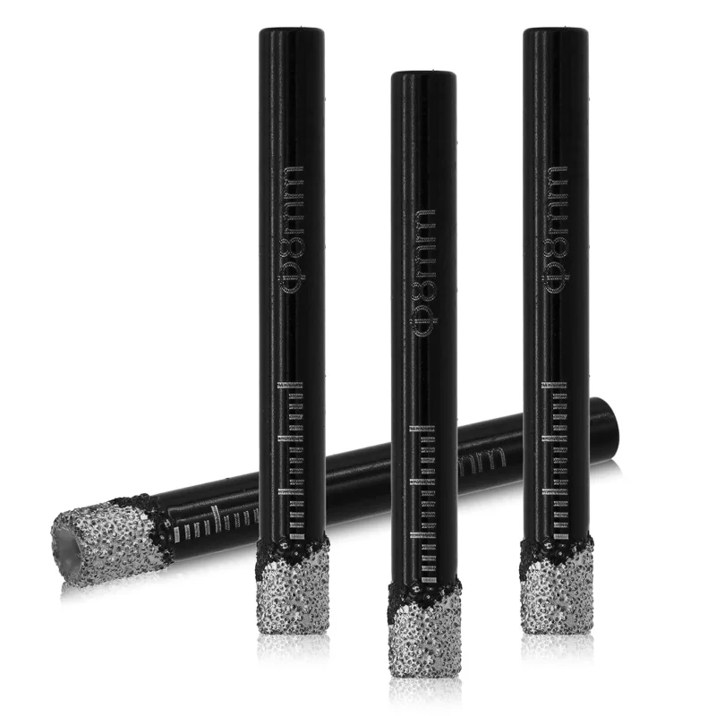 

4 Pcs Dry Drill Bits Set, 5/16(8mm) Core Shank Tile Ceramic