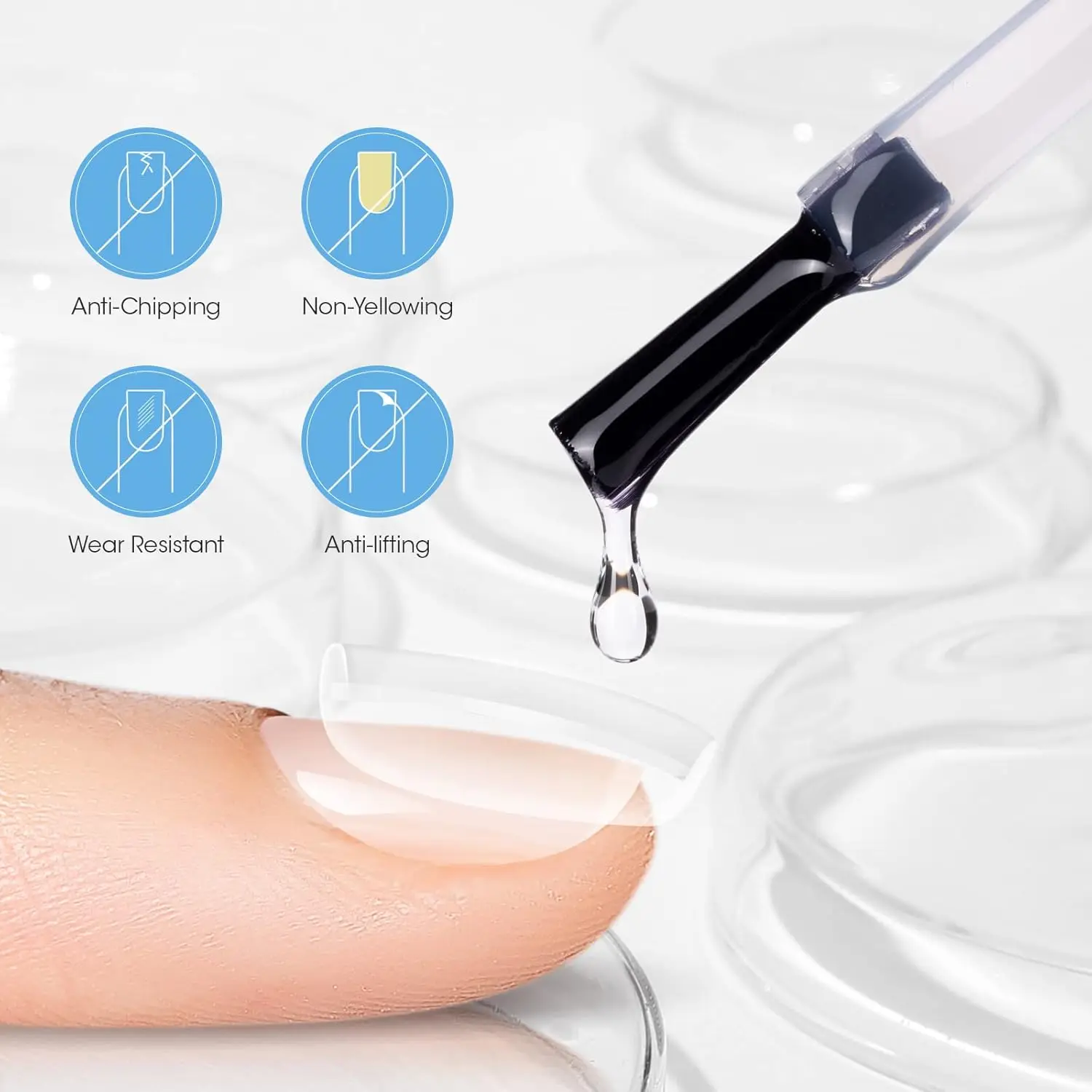 Gellen جل طقم أظافر قاعدة معطف معطف فوقي ديهيدراتور التمهيدي مجموعة ل مسحوق الاكريليك هلام البولندية قوي الترابط سريعة الجافة طويلة الأمد