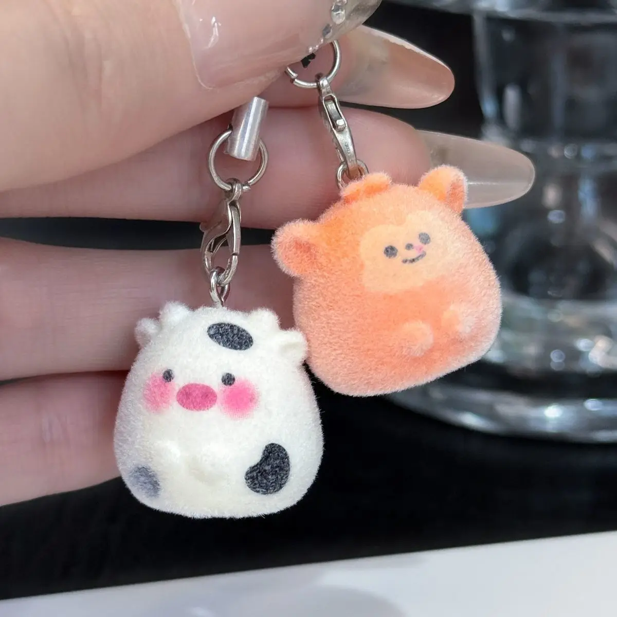 يتدفقون لطيف أنيمي الهاتف Charms قلادة Kawaii المفاتيح حالات آيفون 16 17 Airpods سماعات المدرسية زجاجة Ins كوريا جديد #5