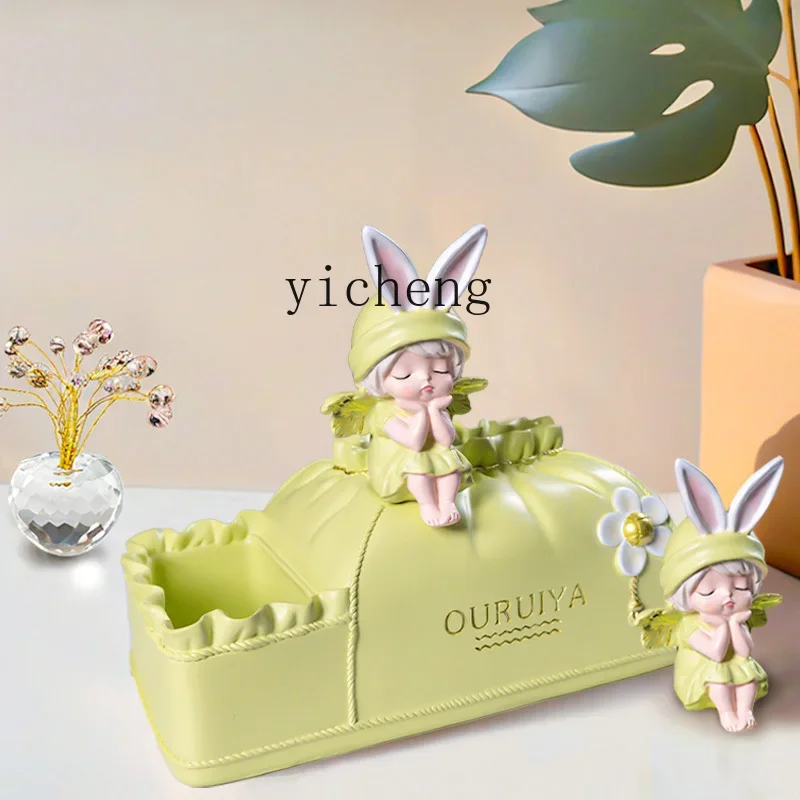 YFY Tissue Box Living Room Dining Table High-end Cream Style Napkin Home Decor