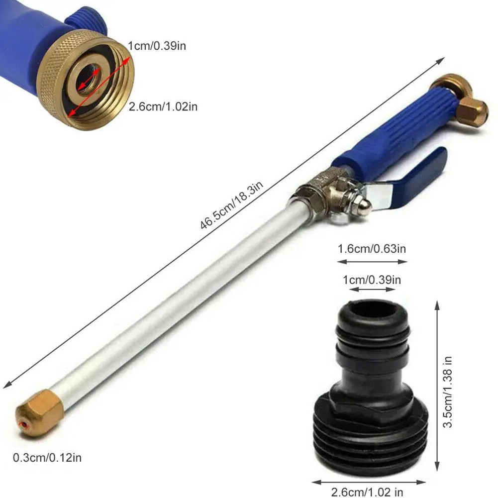 High Pressure Car Washing Water Gun Pipe Jet Washer Hose with Spray Nozzle Wand, Power Cleaner Tool for Garden House Use view 6