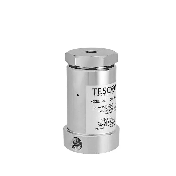 

TESCOM 54-2100 Series Back pressure Liquid Regulator Ideal for use in pump discharge pressure control, chemical in jection