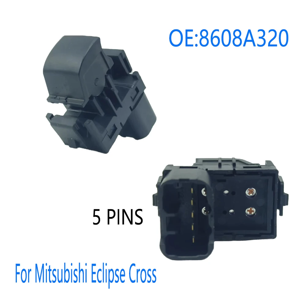 

Передний правый задний Pssenger для Mitsubishi Mirage Eclipse Cross Pajero Sport 2019-2022, кнопка переключения стеклоподъемника, автомобильные аксессуары