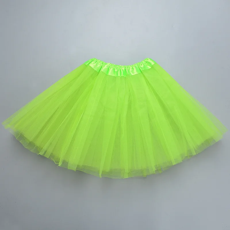 Meisje elastische ballet danskleding tutu's minirok voor verjaardagsfeestje dans 3-laags tule tutu rok voor kinderen prinses 2-8Y meisjes