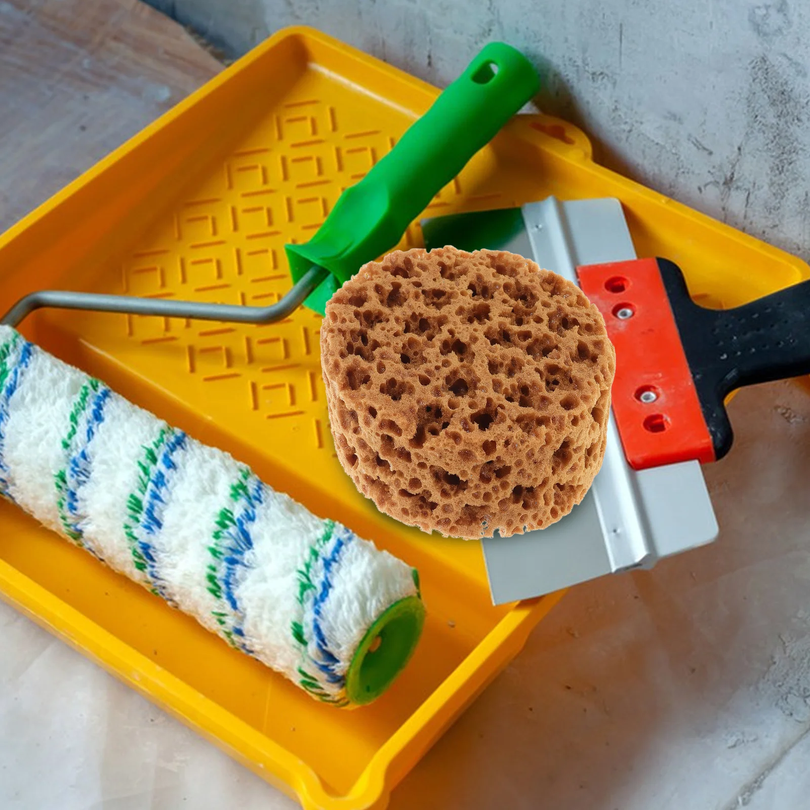 

Painting Sponge Brush Unique Design Soft Texture For Wall Furniture Diy Art Craft Projects Decorative Pattern Tool