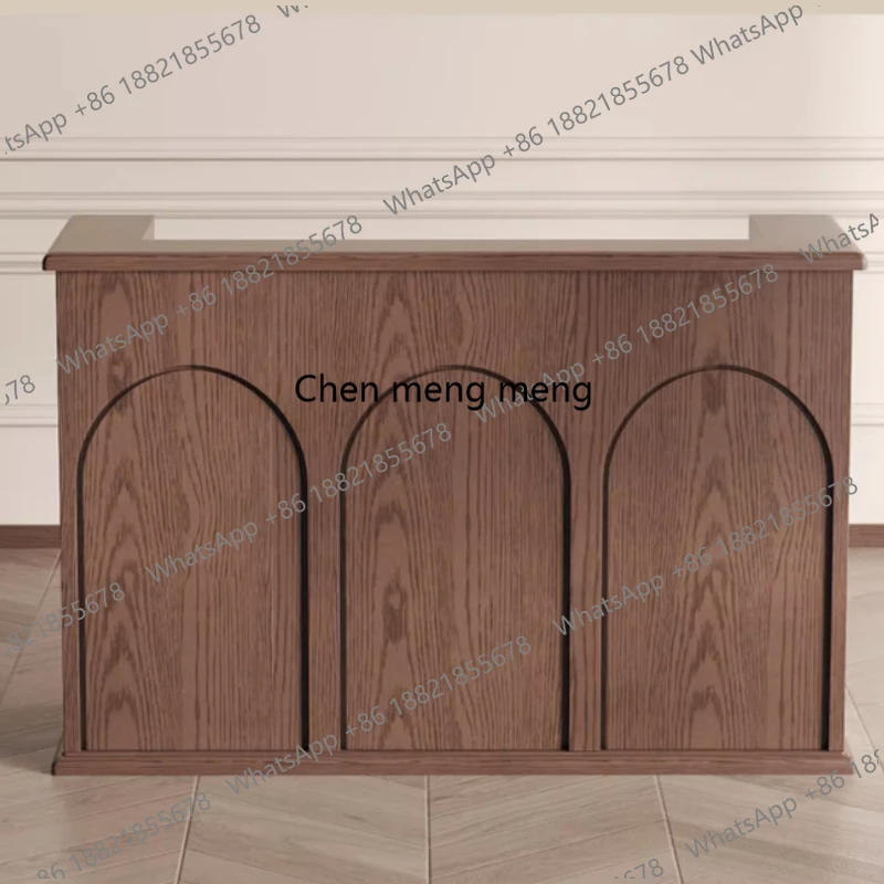 

Modern Playstation Home Counter luxury Storage Desk Reception Counter Table Beauty Salon Commercial Beautician Office Business