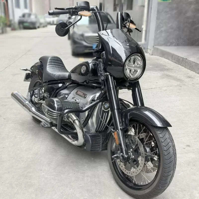 For BMW R18/R18 Dream/R18 B modification accessories - front wheel axle cover, flywheel rotating aluminum cover