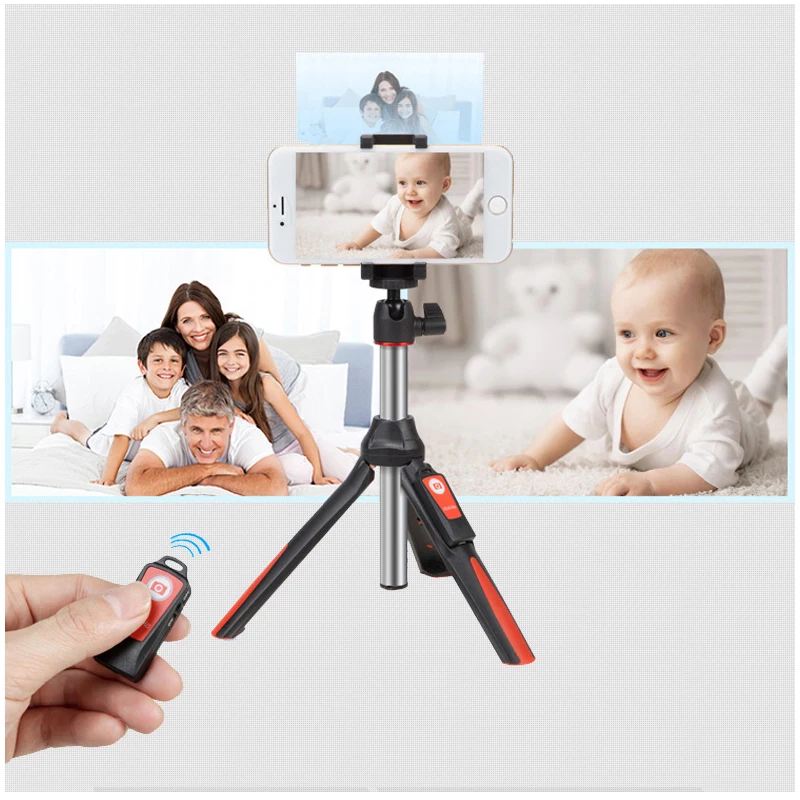 Benro MK10 Desktop 4 in 1 Extendable Selfie Stick Live Holder Bluetooth Remote Control For IPhone GoPro Huiwei MI Phone