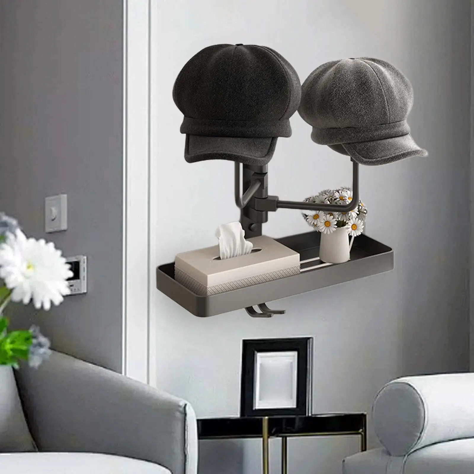 Motorcycle Helmet Holder Motorcycle Helmet Rack for Jacket Volleyball