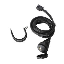 Single USB & Charging Head Accessory Dual USB Outlet Socket Power For Honda CRF300L CRF250L Rally