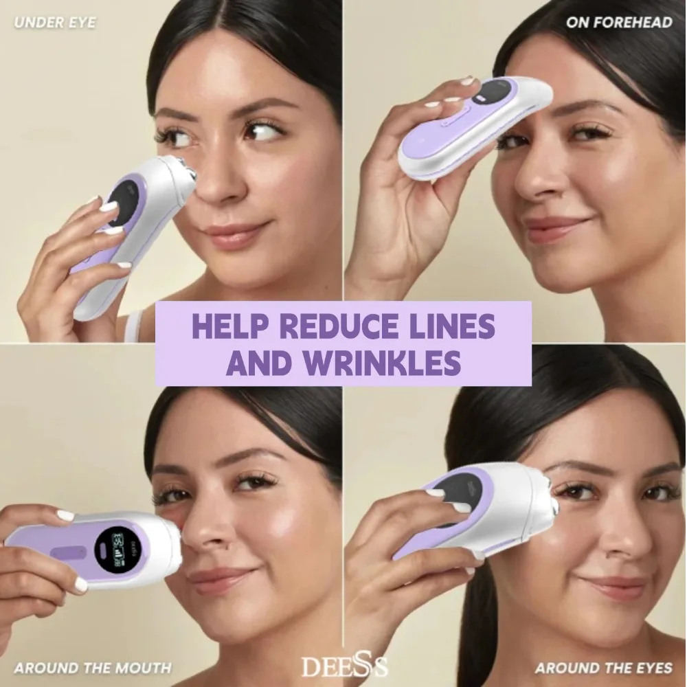 DEESS GP520 Microcurrent Facial Device -Types,Reduces for All Skin，Instant Lift,Conceals Dark Circles,Reduces Puffiness,Smooths