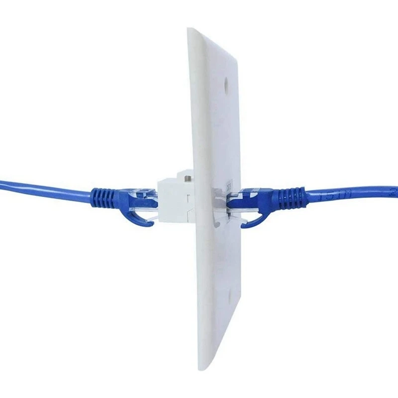 แจ็คตัวเชื่อมต่อคีย์ Cat6สายเคเบิลเน็ตเวิร์ค RJ45ตัวเมีย-20บวก1แพ็ค