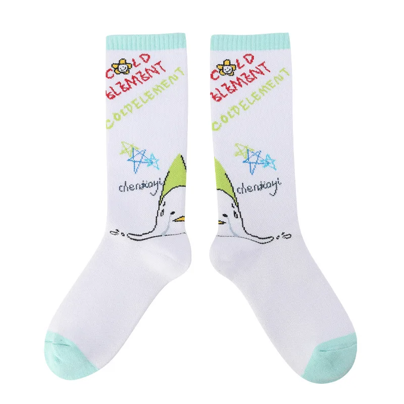 جوارب أطفال للأولاد والبنات جوارب تزلج شتوية جديدة للأطفال جوارب تزلج منتصف العجل قابلة للتنفس ودافئة للثلج